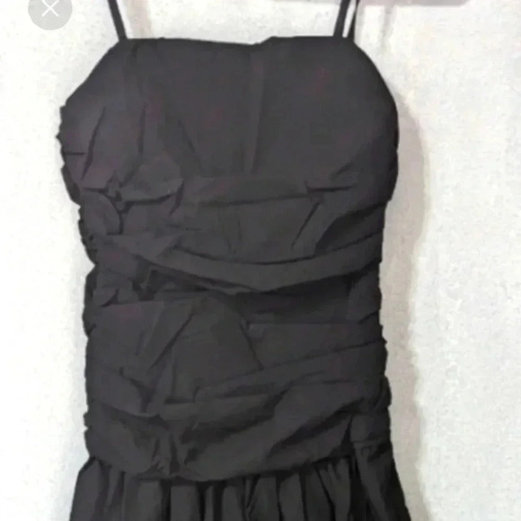 NWT ASOS Designs Black Midi Dress Size 2 - Picture 3 of 9